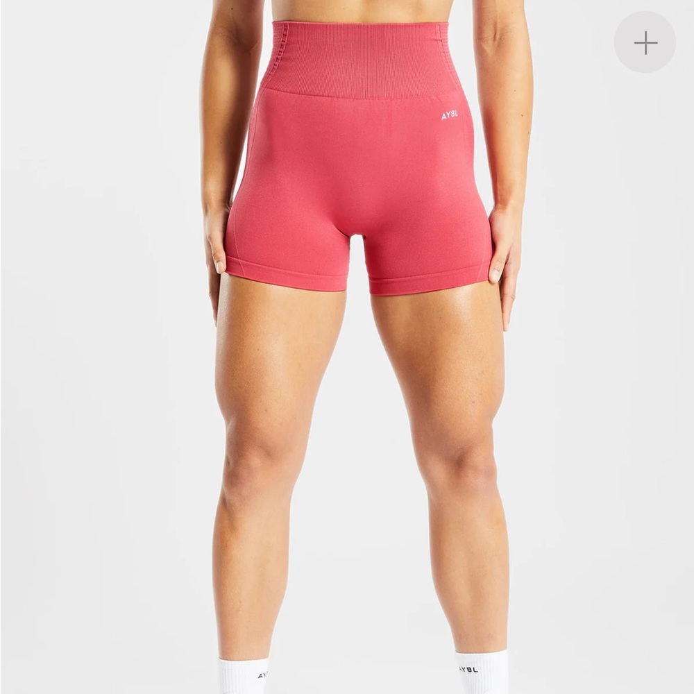 NWOT AYBLE Workout Biker Shorts -XL Dusty Rose